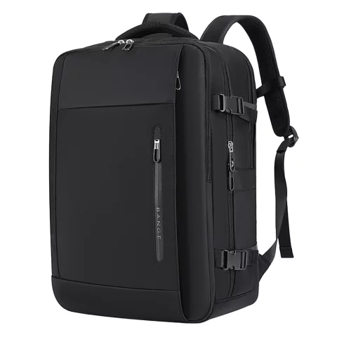 Bange Waterproof Backpack for Laptop 15.6" City Travel 45x30x16 cm for Work Airplane Men's Women's with USB Port Black