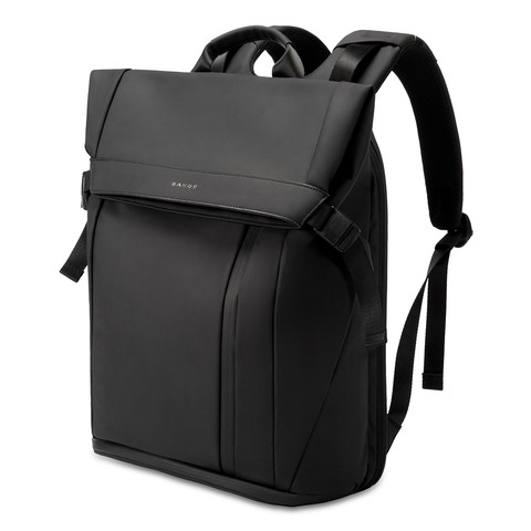Bange Waterproof Backpack for Laptop 15.6" City Travel 45x30x16 cm for Work Airplane Men's Women's with USB Port Black