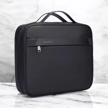 Bange voděodolný batoh na 15,6" notebook, městský cestovatel, 45x30x16 cm, do práce, do letadla, pánské, dámské, s USB portem Černá