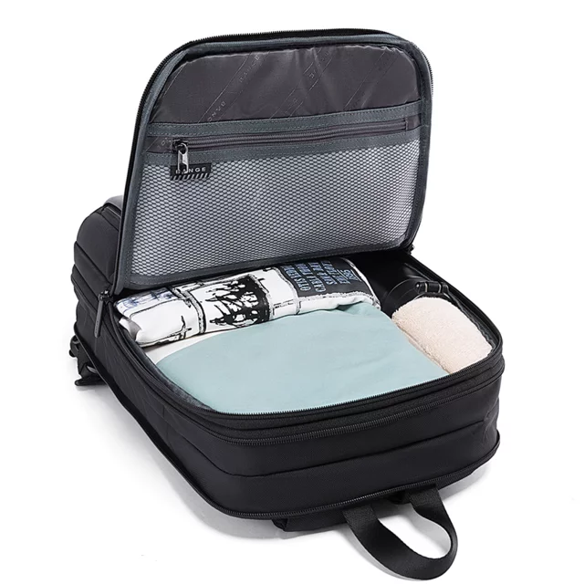 Bange Waterproof Backpack for Laptop 15.6" City Travel 43x31x7 cm for Work Airplane Men's Women's Black
