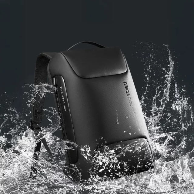 Bange Anti-Diebstahl-Rucksack wasserdicht für Laptop bis 15,6 "Multifunktional Schwarz