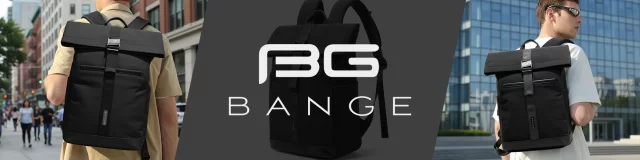 Bange Waterproof Backpack for Laptop 15.6" City Travel 45x30x16 cm for Work Airplane Men's Women's with USB Port Black