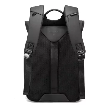 Bange wasserdichter Rucksack für 15,6-Zoll-Laptop, Stadtreisender, 45 x 30 x 16 cm, für Arbeit, Flugzeug, Herren, Damen, mit USB-Anschluss Schwarz