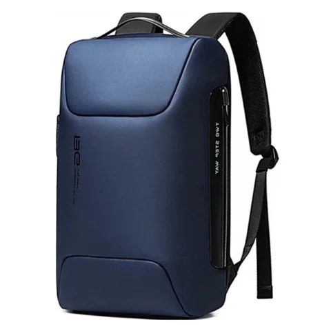 Plecak Antykradzieżowy wodoodporny Bange na laptopa 15.6" miejski podróżny 48x30x16 cm do pracy samolotu męski damski z gniazdem USB i zamkiem szyfrowym Granatowy