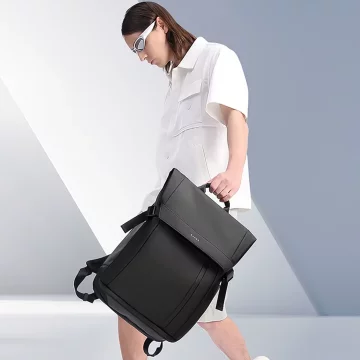 Bange Waterproof Backpack for Laptop 15.6" City Travel 45x30x16 cm for Work Airplane Men's Women's with USB Port Black