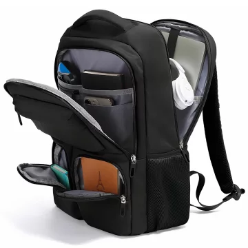 Bange waterproof backpack laptop bag 15.6" for work school airplane 47x30.5x17 cm men women