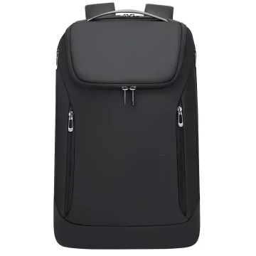 Bange Waterproof Backpack Laptop Bag 15.6" City Travel 48x31x16 cm for Work School Plane Men's Women's with USB Port Black