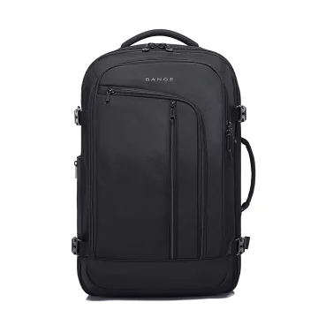 Bange Waterproof Backpack for Laptop 17" City Travel 47x29x17 cm for Work Airplane Men's Women's with 3 Organizers Black