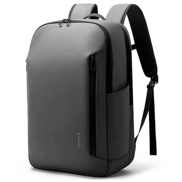 Bange 26L wasserdichter Rucksack für Laptops bis 15,6 Zoll – Geräumig und komfortabel, robust und atmungsaktiv, ideal für Stadt und Reisen, Arbeit und Flugreisen, Unisex – Grau
