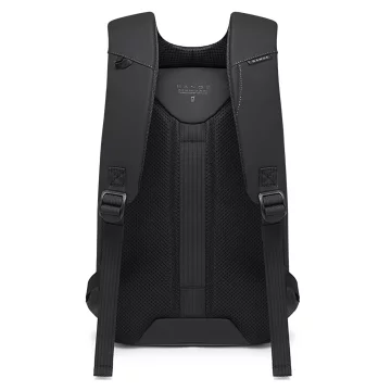 Bange Anti-theft Waterproof Backpack for 15.6" Laptop, City Travel, 46x30x15 cm for Work, Airplane, Men's, Women's, with USB Port and Combination Lock, Black