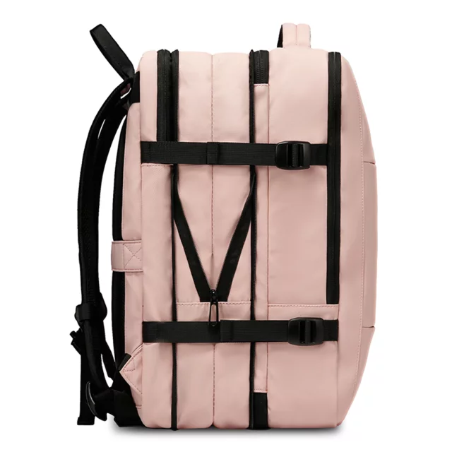 Bange wasserdichter Rucksack für 15,6-Zoll-Laptop, Stadtreisender, 45 x 30 x 16 cm, für Arbeit, Flugzeug, Herren, Damen, mit USB-Anschluss Schwarz