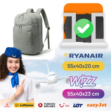 Voděodolný batoh Bange 23L na notebook 16,4" – prostorný a pohodlný, odolný a prodyšný, do města i na cesty, do práce i do letadla, unisex – šedý