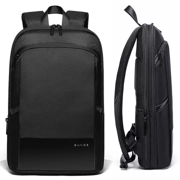 Bange Waterproof Backpack for Laptop 15.6" City Travel 43x31x7 cm for Work Airplane Men's Women's Black