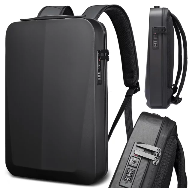 Bange Waterproof Backpack for Laptop 15.6" City Travel 45x30x16 cm for Work Airplane Men's Women's with USB Port Black