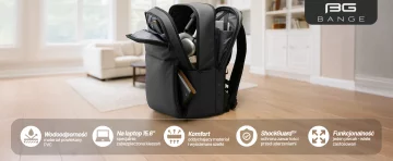 Voděodolný batoh Bange 26L pro notebooky do 15,6" – prostorný a pohodlný, odolný a prodyšný, do města i na cesty, do práce i do letadla, unisex – šedý