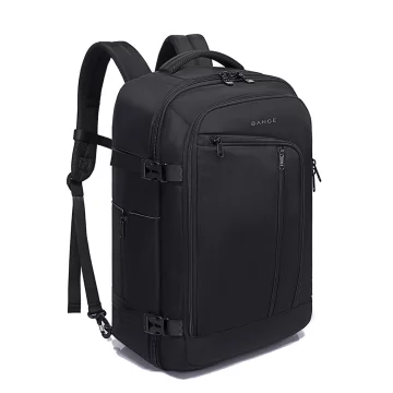 Bange Waterproof Backpack for Laptop 15.6" City Travel 45x30x16 cm for Work Airplane Men's Women's with USB Port Black