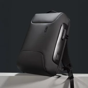 Anti-theft backpack Bange waterproof for laptop up to 15.6" multifunctional Black