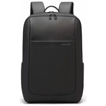 Bange Waterproof Backpack Laptop Bag 15.6" City Travel 46x30x16 cm for Work School Plane Men's Women's Black