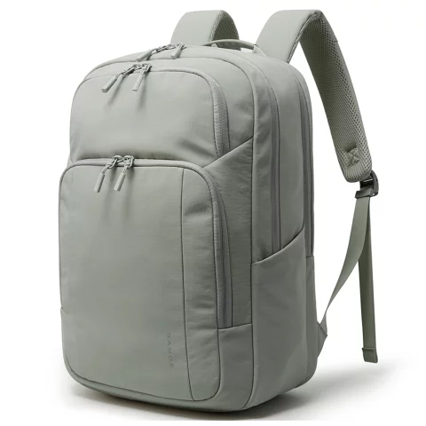 Voděodolný batoh Bange 23L na notebook 16,4" – prostorný a pohodlný, odolný a prodyšný, do města i na cesty, do práce i do letadla, unisex – šedý