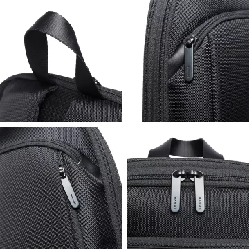 Bange Waterproof Backpack for Laptop 15.6" City Travel 45x30x16 cm for Work Airplane Men's Women's with USB Port Black