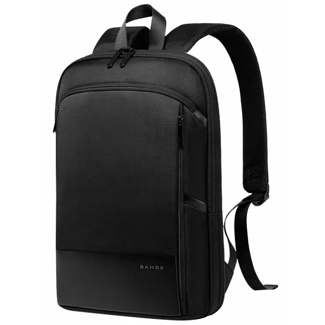 Bange Waterproof Backpack Laptop Bag 17" Travel Expandable 49x33x6 cm for Work School Airplane Men's Women's Black
