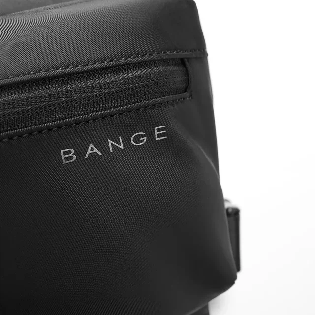 Bange 30L Waterproof Anti-Theft Backpack, City Travel, 51x32x20 cm, for Work, Airplane, Men's, Women's, with Combination Lock and Detachable Pouch, Black
