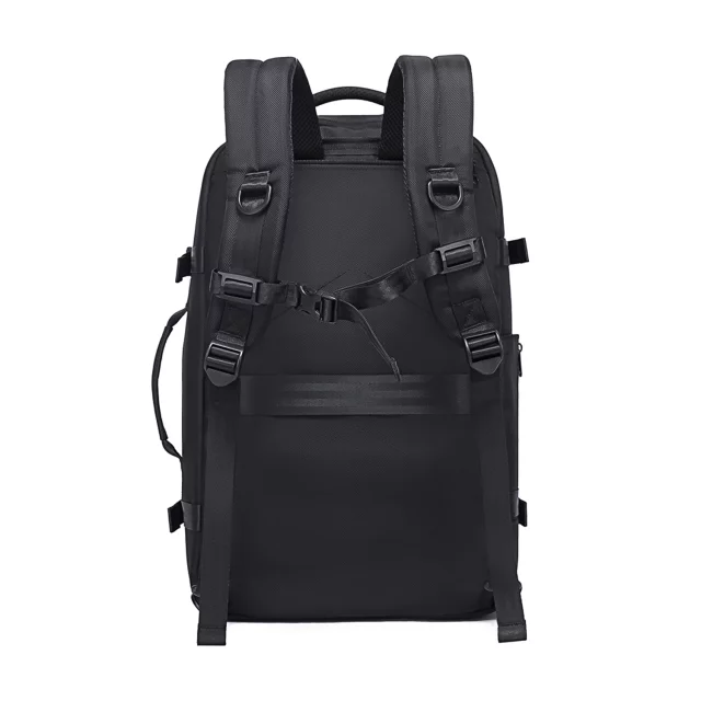 Bange Waterproof Backpack for Laptop 15.6" City Travel 45x30x16 cm for Work Airplane Men's Women's with USB Port Black