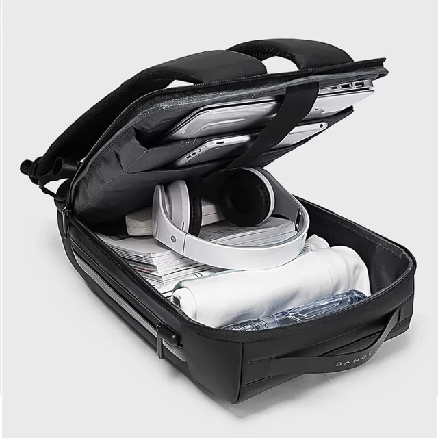 Anti-theft backpack Bange waterproof for laptop up to 15.6" multifunctional Black