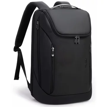 Bange Waterproof Backpack Laptop Bag 15.6" City Travel 48x31x16 cm for Work School Plane Men's Women's with USB Port Black
