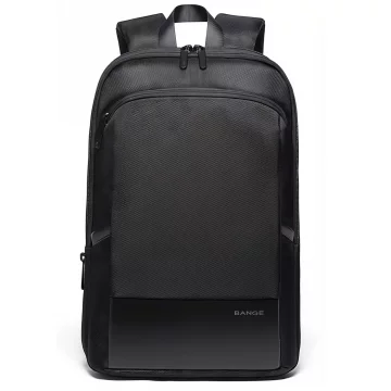 Bange Waterproof Backpack Laptop Bag 17" Travel Expandable 49x33x6 cm for Work School Airplane Men's Women's Black