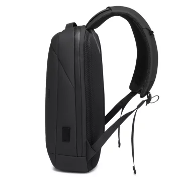 Bange Waterproof Backpack for Laptop 15.6" City Travel 45x30x16 cm for Work Airplane Men's Women's with USB Port Black