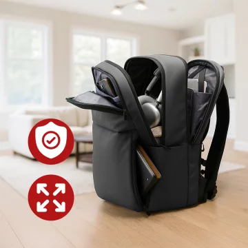 Bange 26L wasserdichter Rucksack für Laptops bis 15,6 Zoll – Geräumig und komfortabel, robust und atmungsaktiv, ideal für Stadt und Reisen, Arbeit und Flugreisen, Unisex – Grau