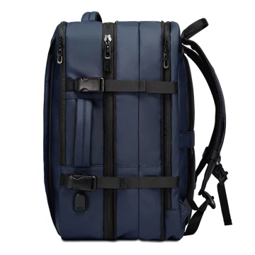 Cestovní batoh Bange BackPack business rozšiřitelný batoh Prostorná taška na 17,3" notebook s USB portem Černá