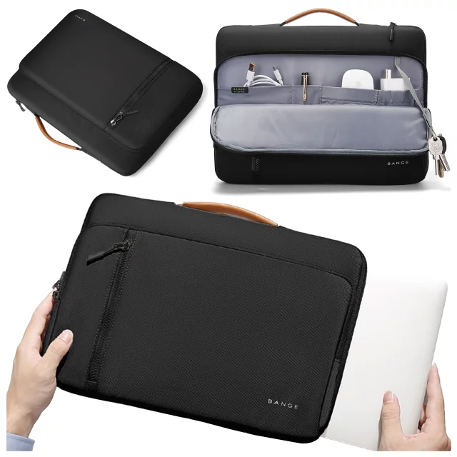 Bange Waterproof Backpack for Laptop 15.6" City Travel 45x30x16 cm for Work Airplane Men's Women's with USB Port Black