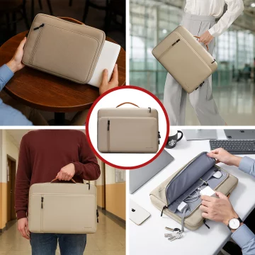 Bange wasserdichter Rucksack für 15,6-Zoll-Laptop, Stadtreisender, 45 x 30 x 16 cm, für Arbeit, Flugzeug, Herren, Damen, mit USB-Anschluss Schwarz