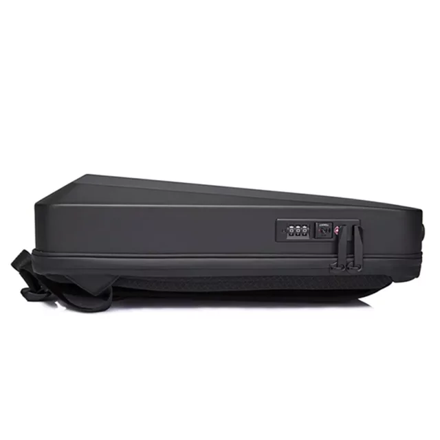 Voděodolný batoh Bange s ochranou proti krádeži na 15,6" notebook, cestování po městě, 46x31x8 cm, do práce, do letadla, pánský, dámský, s USB portem a kombinačním zámkem, černý