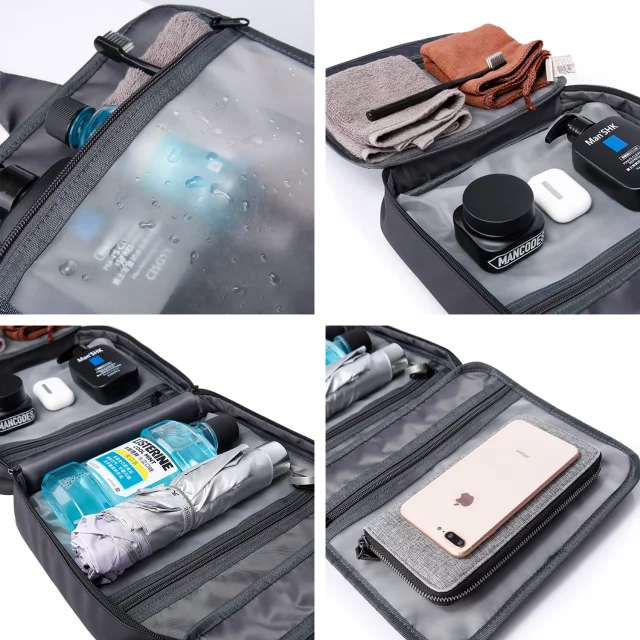 Bange Waterproof Backpack for Laptop 15.6" City Travel 45x30x16 cm for Work Airplane Men's Women's with USB Port Black