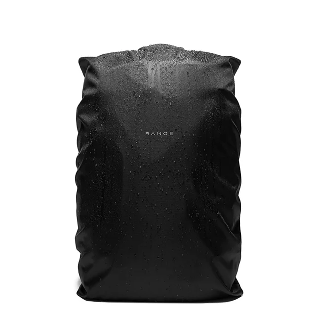 Bange Wasserdichter Rucksack für 15,6-Zoll-Laptop, Stadtreisender, erweiterbar auf 55 x 35 x 21–27 cm, für Flugzeug, Herren, Damen, Vorhängeschloss, Kompass, Flaschenclip, Schwarz