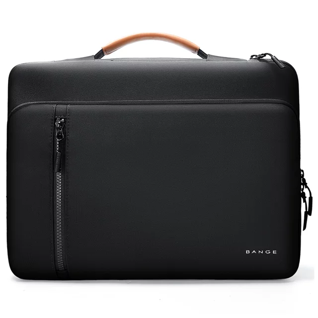 Bange wasserdichter Rucksack für 15,6-Zoll-Laptop, Stadtreisender, 45 x 30 x 16 cm, für Arbeit, Flugzeug, Herren, Damen, mit USB-Anschluss Schwarz