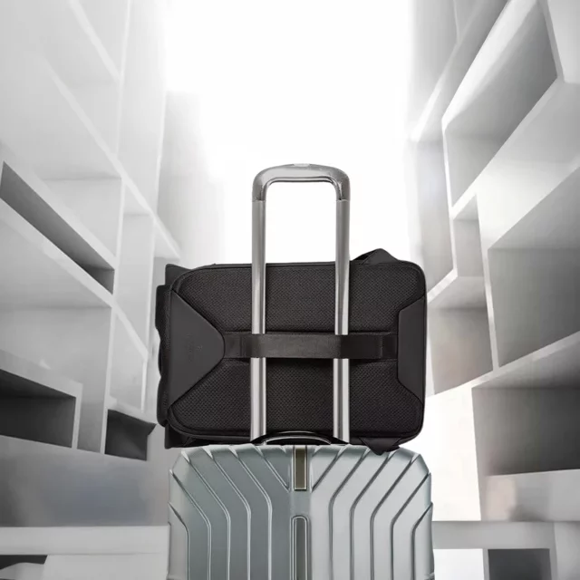 Bange Wasserdichter Rucksack für Laptops bis 15,6 Zoll, 43 x 30 x 18 cm, ideal für Stadt, Reisen, Arbeit und Flugreisen, für Damen und Herren, Schwarz