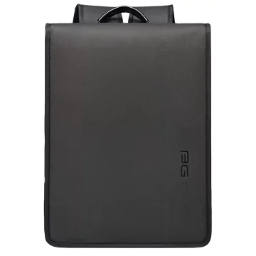 Bange Wasserdichter Rucksack, Laptoptasche, 14 Zoll, Stadtreise, 39,5 x 29,5 x 8 cm, für Arbeit, Schule, Flugzeug, Herren, Damen, schmal, Schwarz